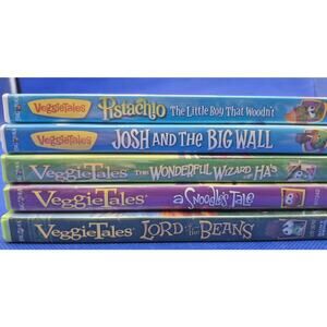 Veggie Tales Lot of 5 DVDs See Description